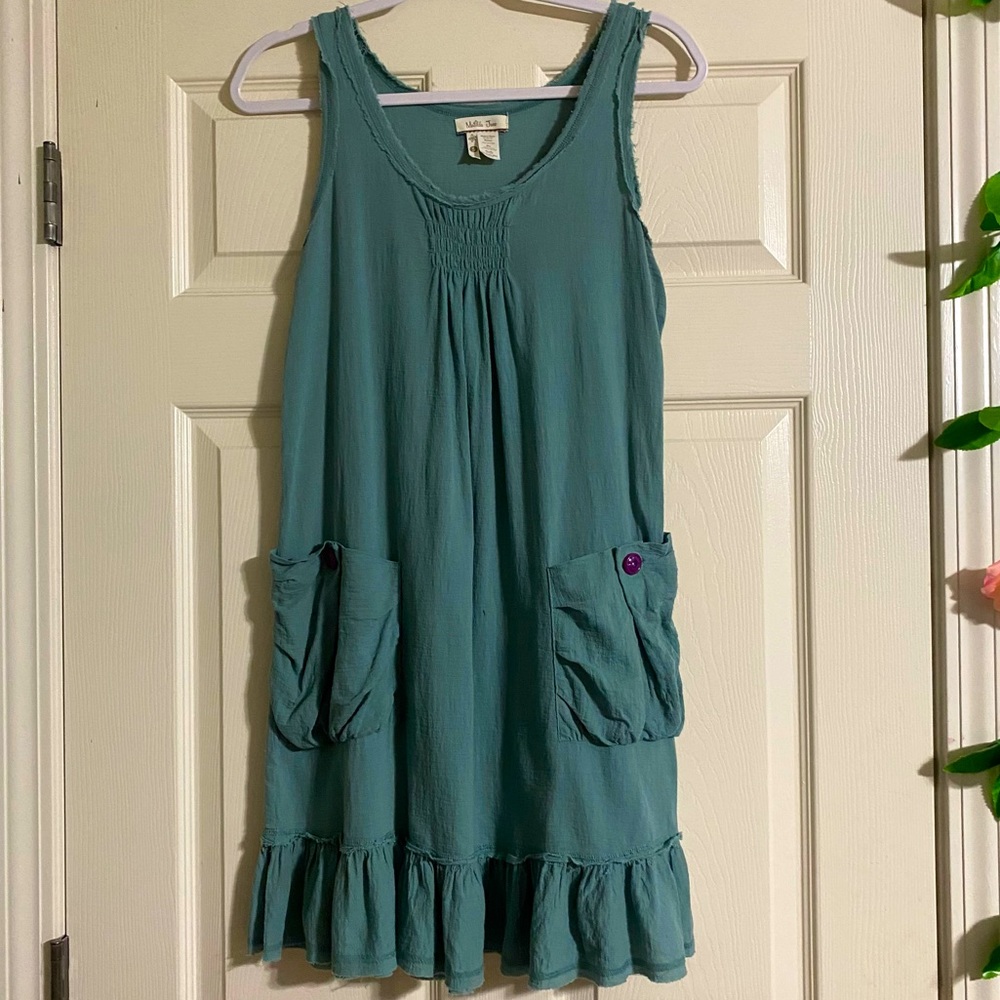 Matilda Jane lightweight sage green dress